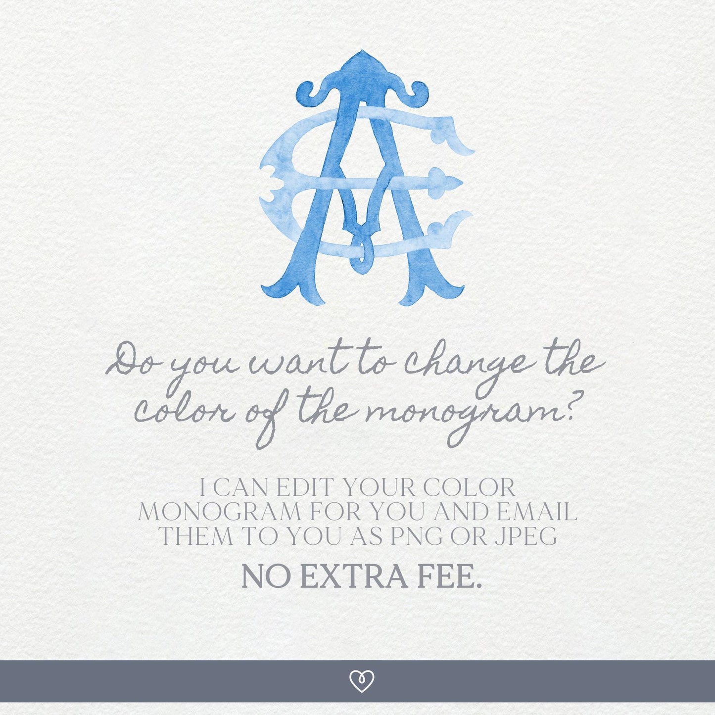 Watercolor Wedding Monogram AE – Classic Initial Crest (Digital Download)