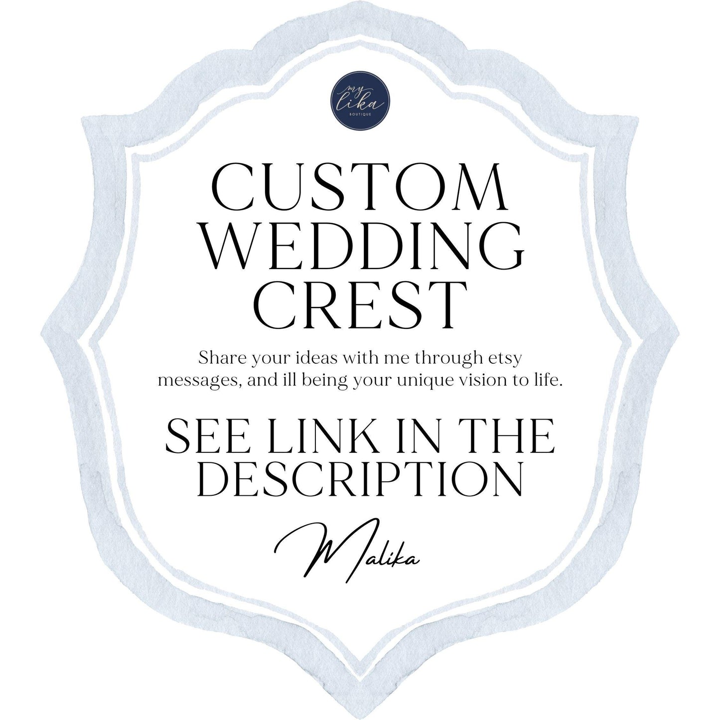 Orange Pink Yellow and White Watercolor Flower Wedding Crest - Monogram Crest - Floral Watercolor Wedding Crest - Blue Spring Wedding Crest