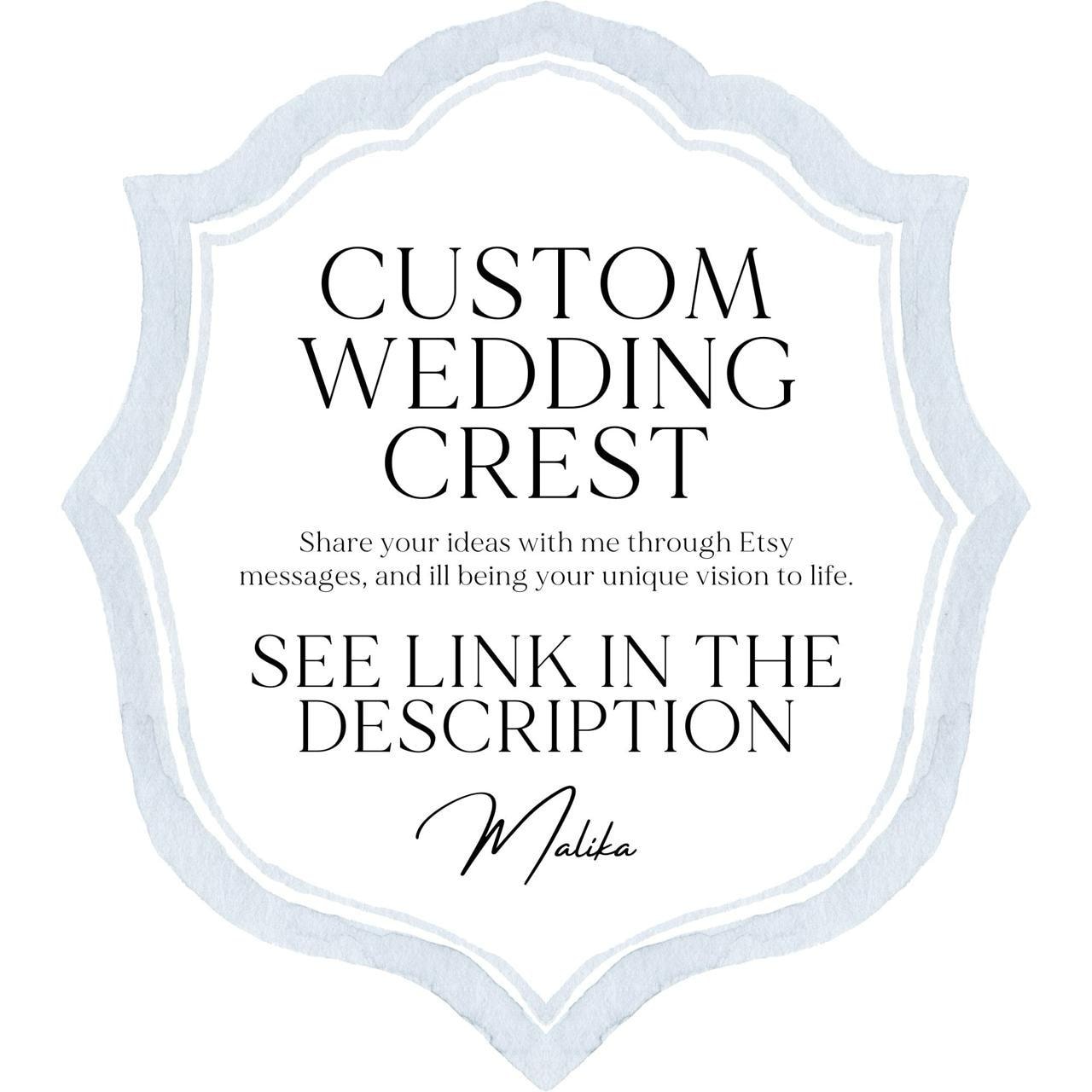 Pink Hydrangea Flower Wedding Crest - Monogram Crest - Hydrangea Light Pink Floral Luxury Watercolor Wedding Crest - Romantic Wedding Crest