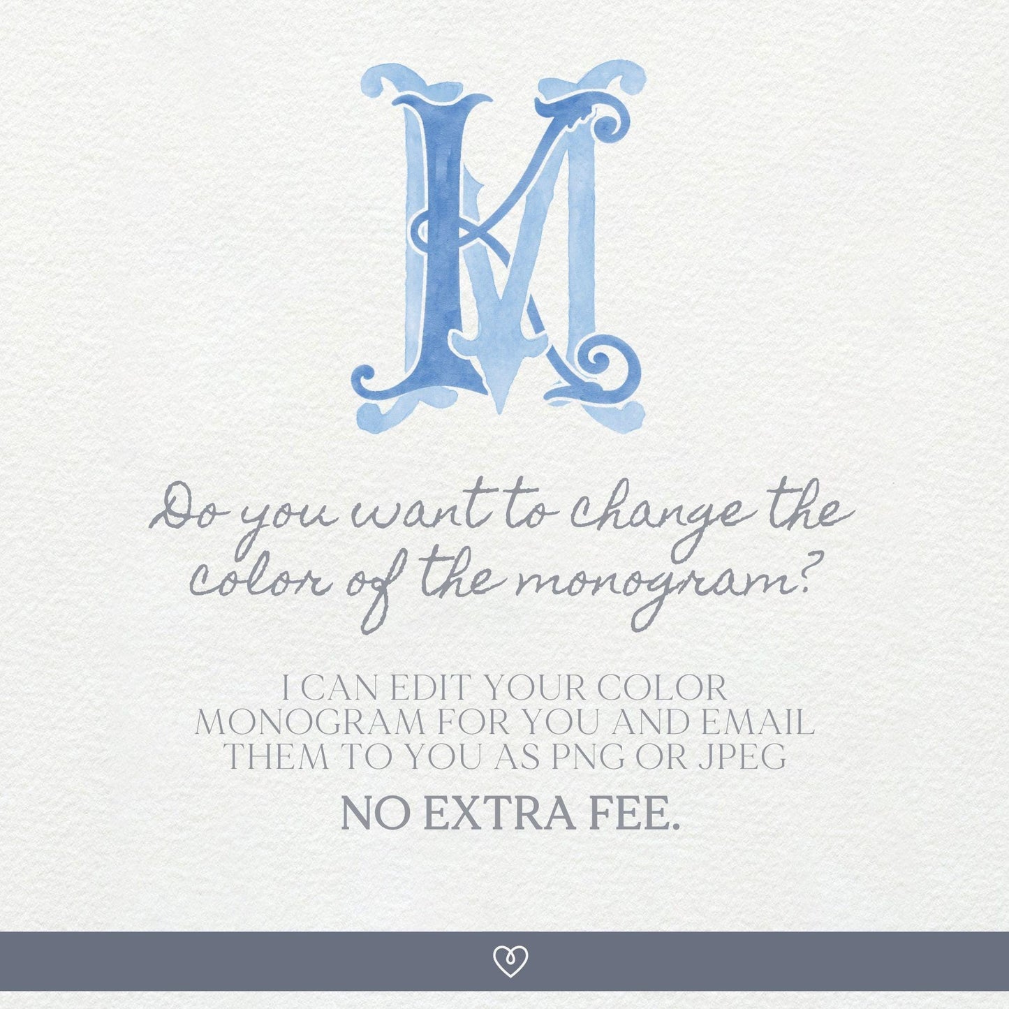 Watercolor Wedding Monogram – KM Initial Crest (Digital Download)