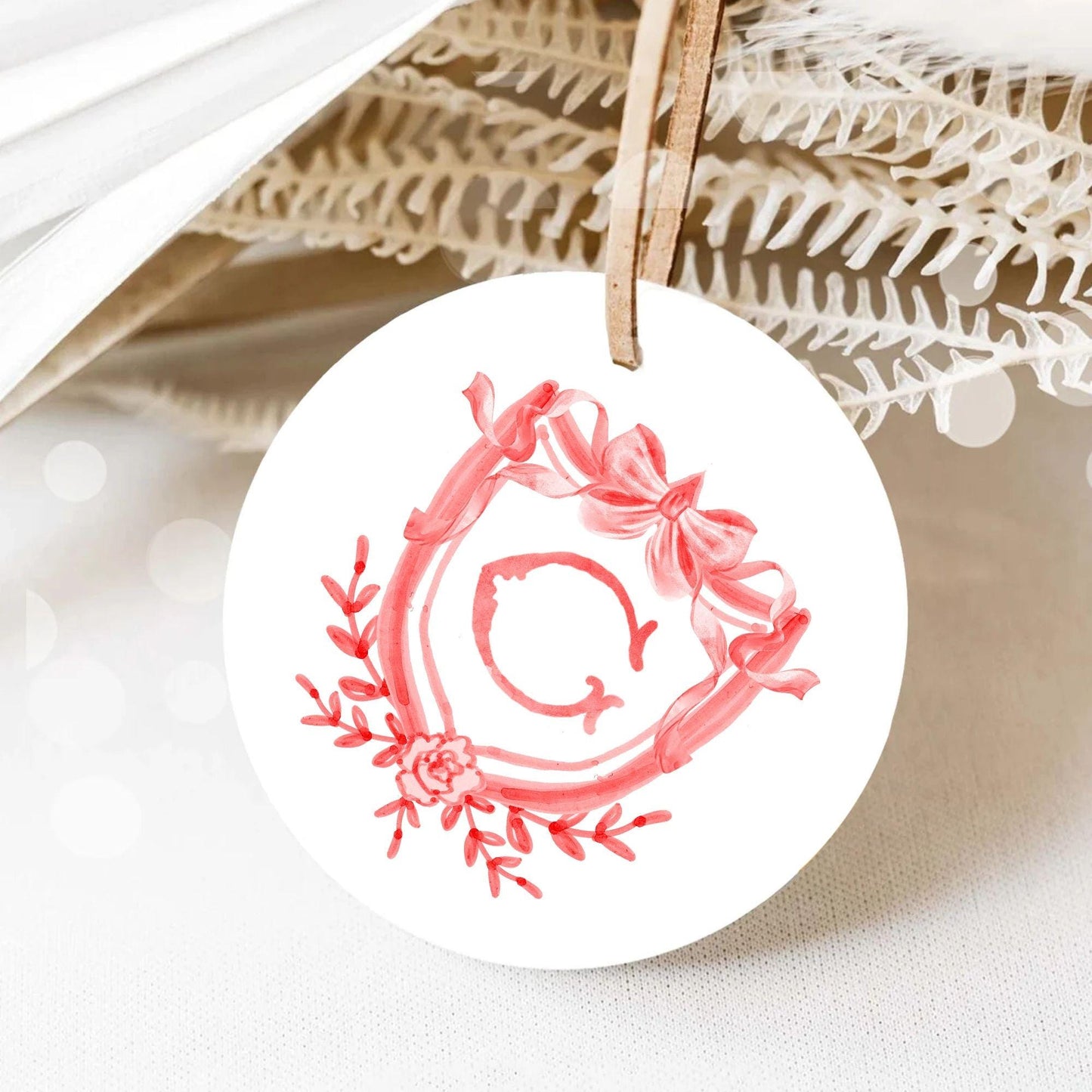 Valentine's Day Crests Watercolor Wedding Crest - Monogram Crest - Valentine Watercolor Wedding Crest Romantic Wedding Crest