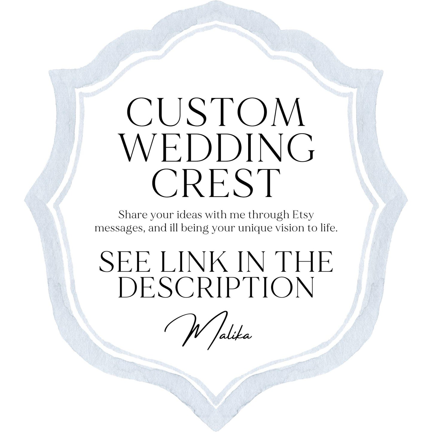 Watercolor Light Pink Hydrangea Wedding Crest – Pink Floral Monogram (Digital Download)