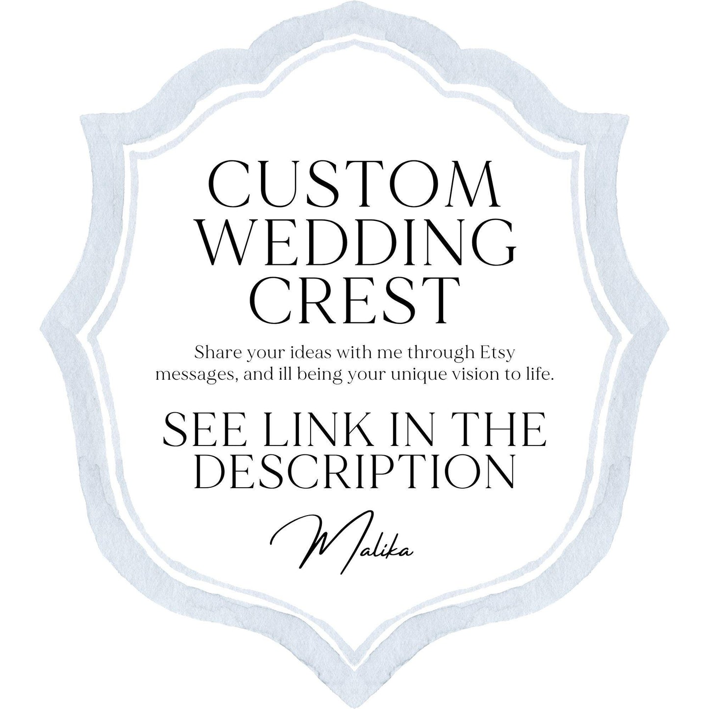 Custom Christmas Wedding Crest - Monogram Crest - Rose Hips Floral Watercolor Wedding Crest - Winter Christmas Wedding Crest - Winter Crest