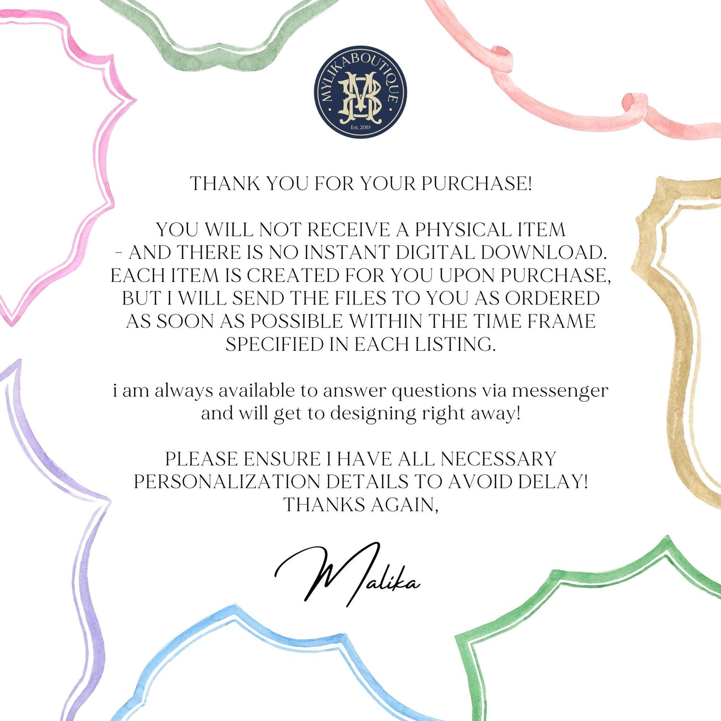 Watercolor Hydrangea Wedding Crest – Light Blue Floral Monogram (Digital Download)