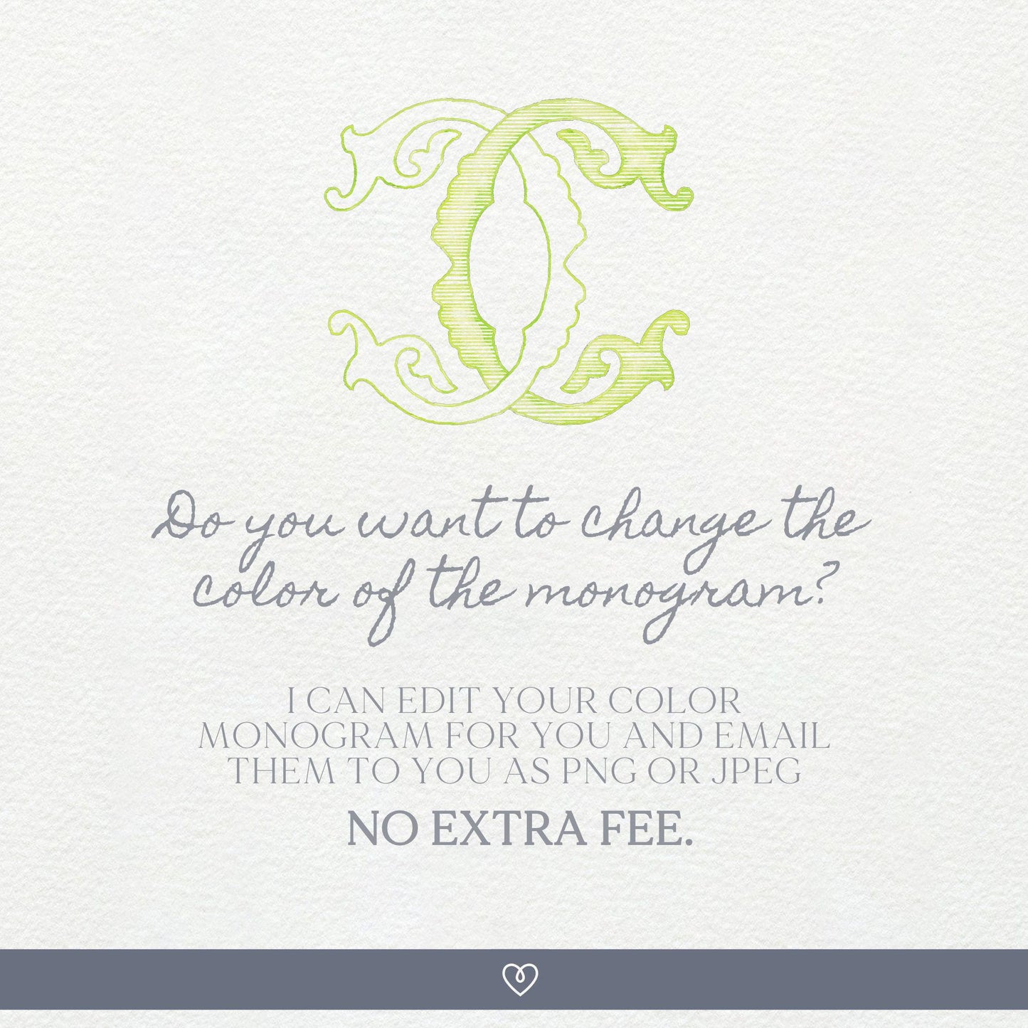 Watercolor Wedding Monogram CC Classic Monogram - Digital Download - 2 Letter Monogrammed - Custom Watercolor Wedding Crest