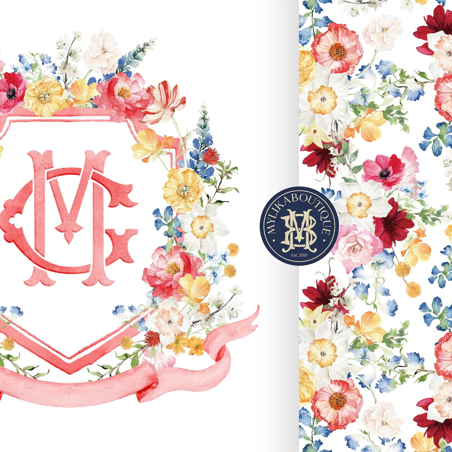 Made-to-match Pattern for your CUSTOM Crest